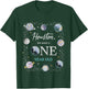 Kids Houston We Have A One Year Old Space Theme Boy 1st Birthday T-Shirt - T-Shirt | Forest
