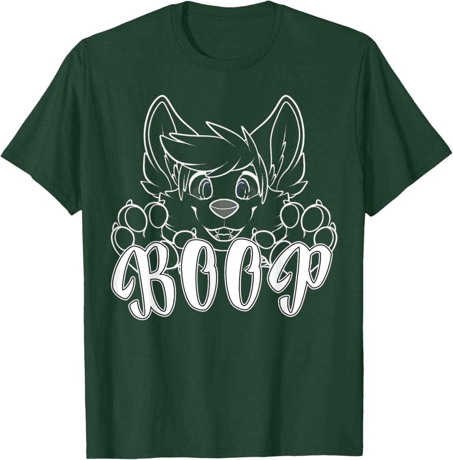 Fursuit Furry Puppy Dog Fursona -Adults Cute Boop Puppy Dog Fursuit Fandom T-Shirt - T-Shirt | Forest