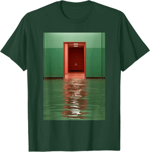 Liminal Spaces Weirdcore Dimensional Swim Illusion T-Shirt - T-Shirt | Forest