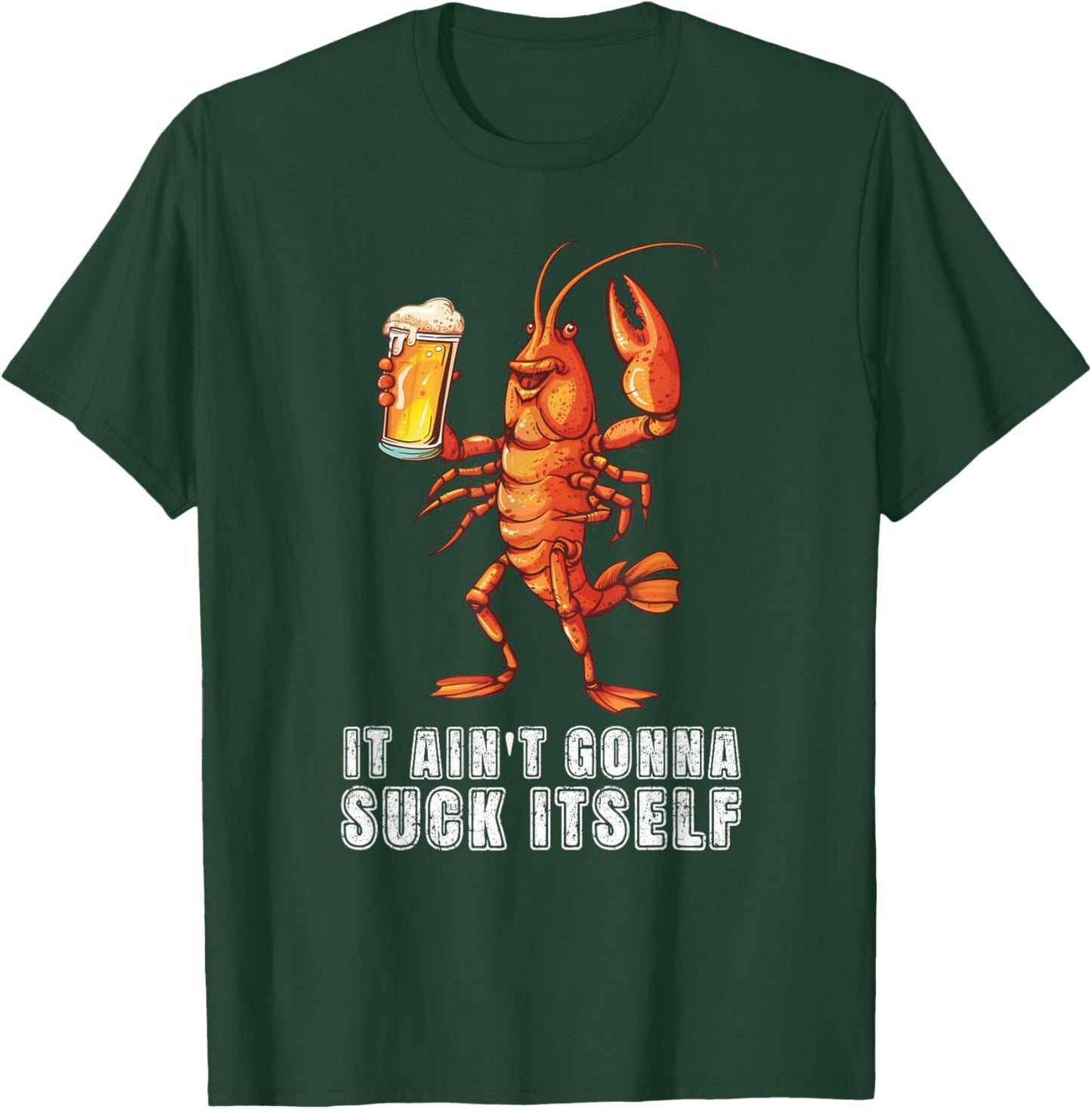 Funny Crawfish Boil Adult Humor Cajun Food Festival T-Shirt - T-Shirt | Forest