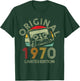 56.Geburtstag Original Männer Frauen Vintage Jahrgang 1970 T-Shirt - T-Shirt | Forest