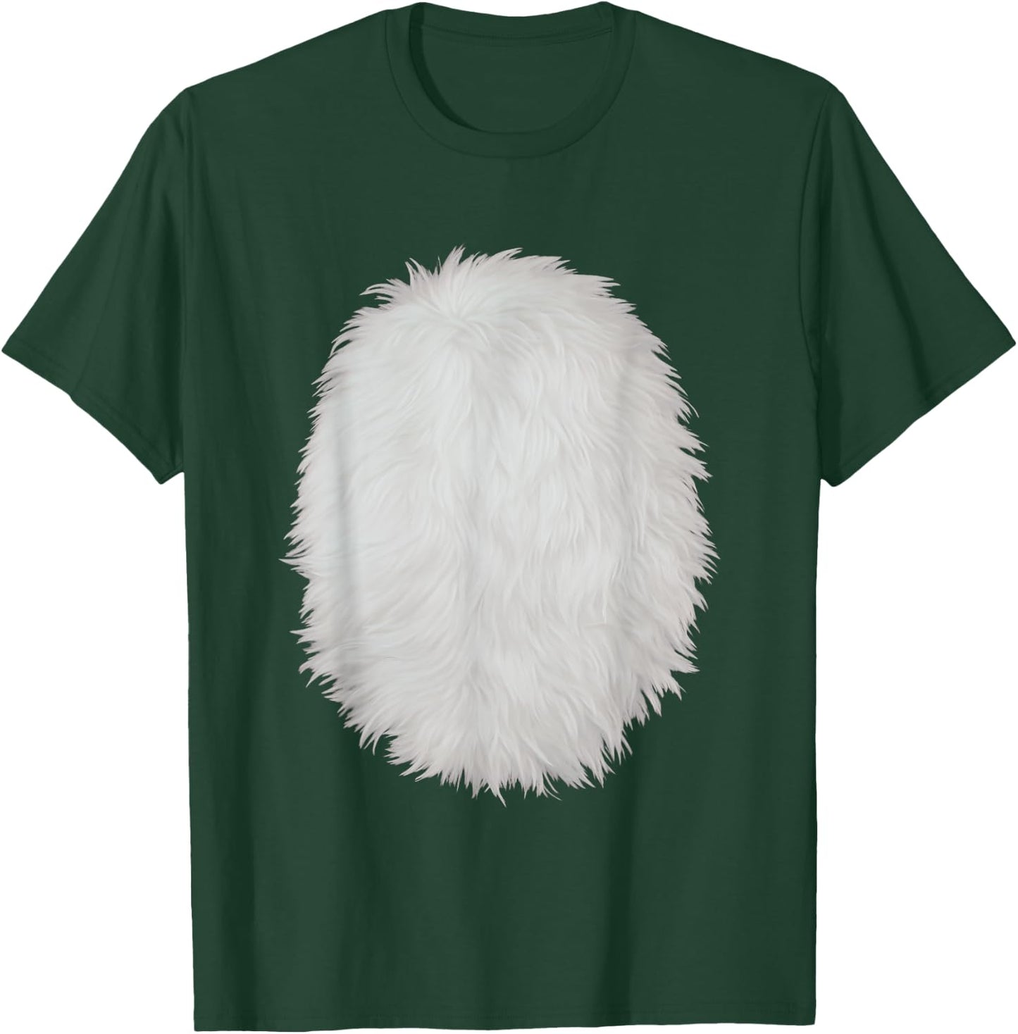 White Belly Costume DIY Cosplay Panda Bear Cat Skunk Deer T-Shirt - T-Shirt | Forest