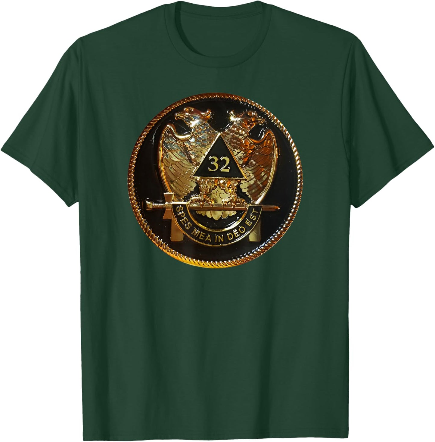 Freemason Masonic Scottish Rite 32nd Degree shirt T-Shirt - T-Shirt | Forest