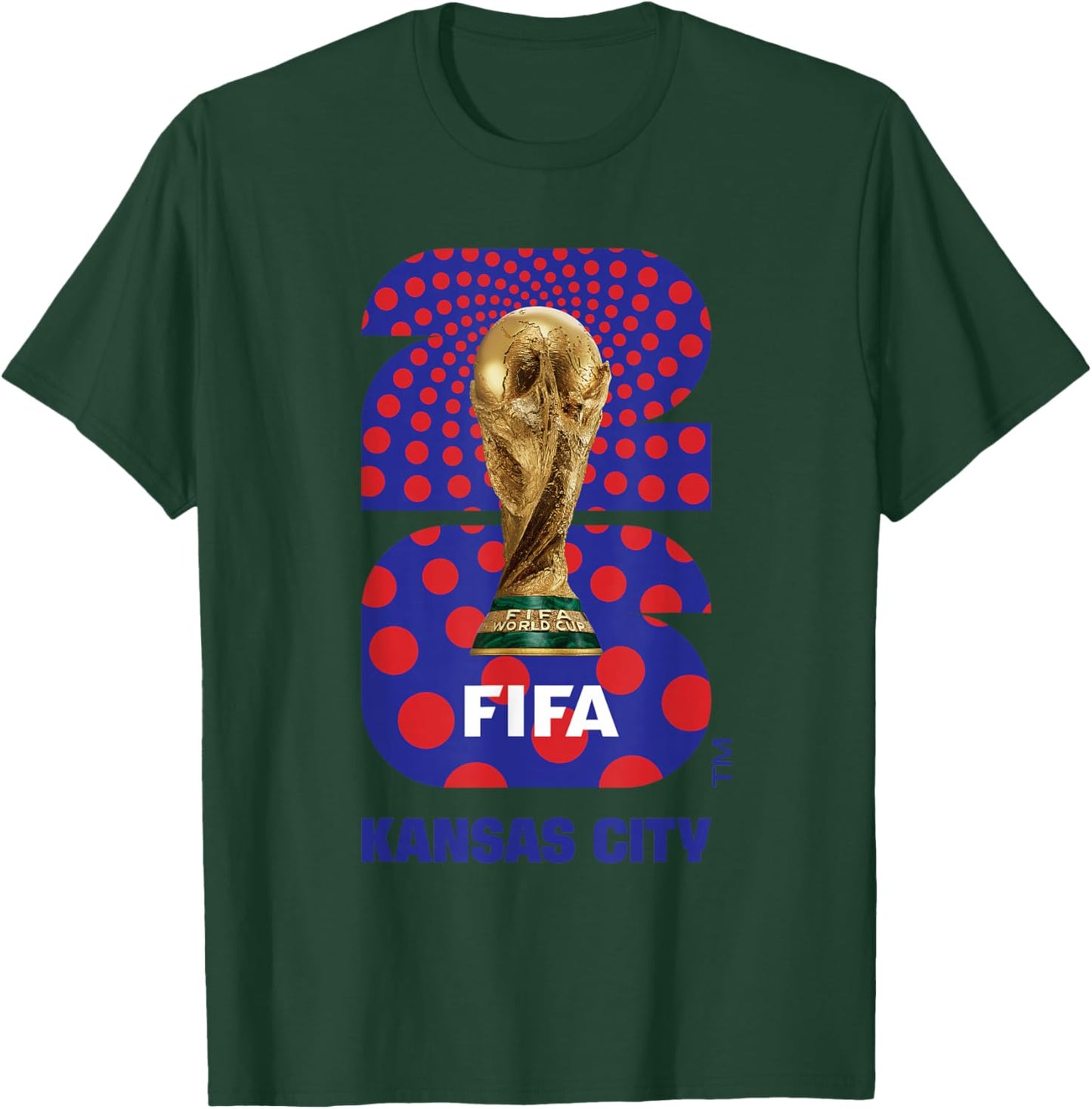 FIFA World CUP26 Kansas City Trophy Color T-Shirt - T-Shirt | Forest