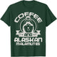 Coffee And Alaskan Malamute Coffee Drinking Dog Owner Lover T-Shirt - T-Shirt | Forest