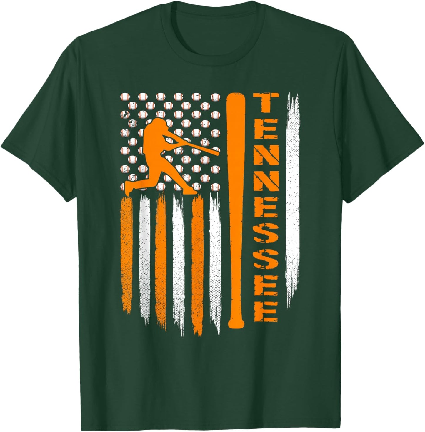 Vintage Tennessee USA Flag. T-Shirt - T-Shirt | Forest