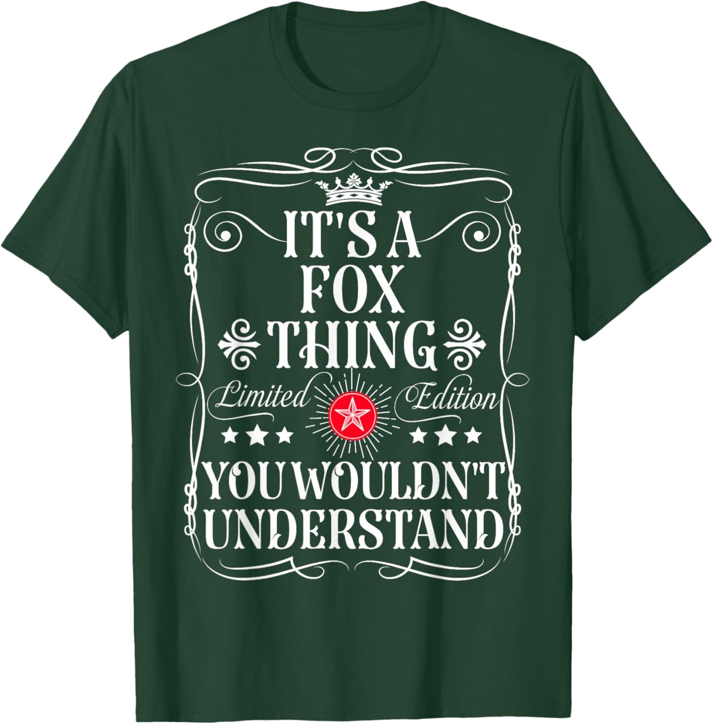 Fox Name Its A Fox Thing You Wouldn't Understand T-Shirt - T-Shirt | Forest