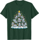Hippopotamus Christmas Tree Funny Baby Pygmy Hippo Decor T-Shirt - T-Shirt | Forest