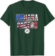 NBA Indiana Pacers American Flag Distressed Paint Spill T-Shirt - T-Shirt | Forest