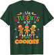 My Students Kids Are Smart Cookies Christmas Teacher Gift T-Shirt - T-Shirt | Forest