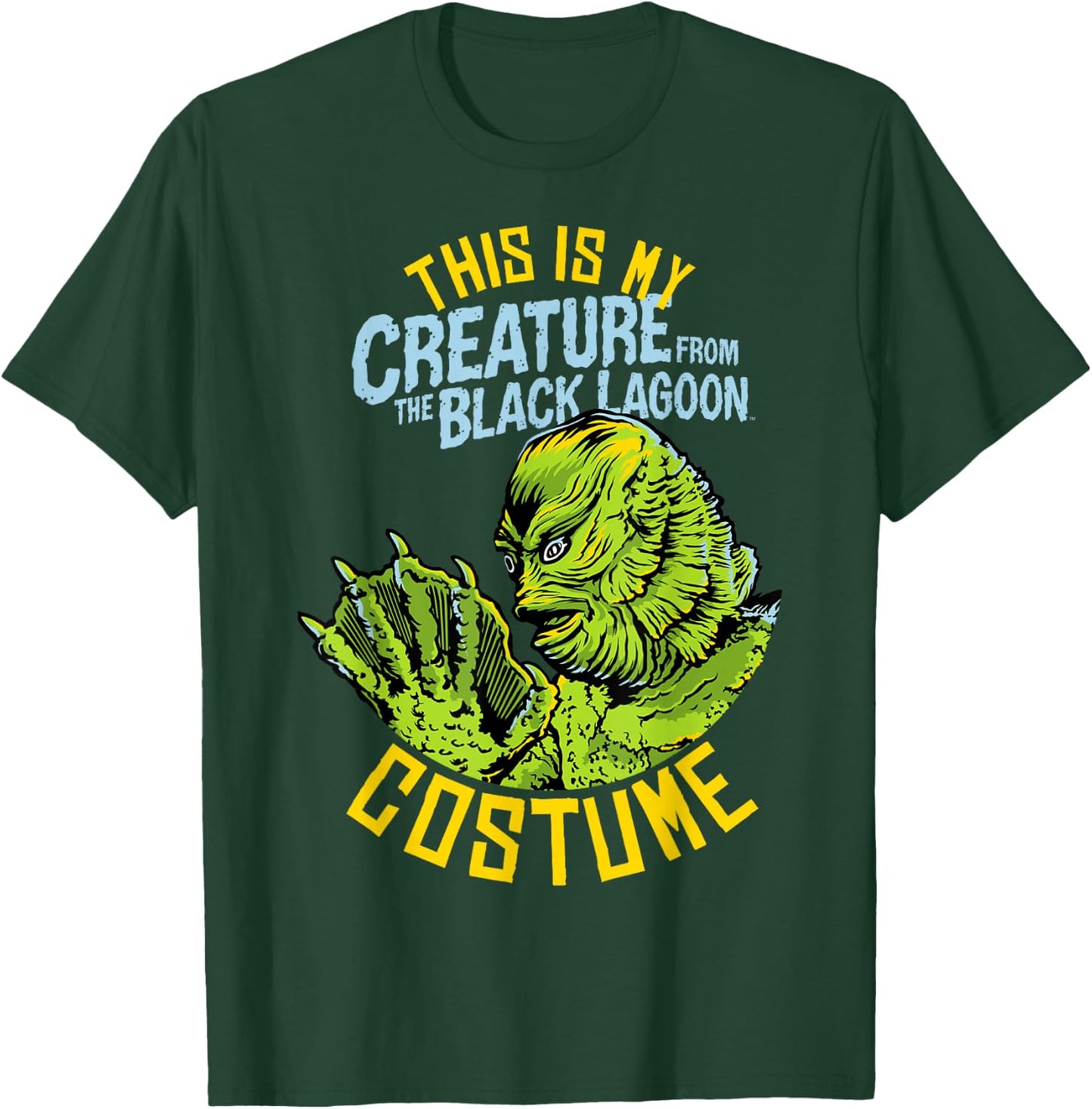 Universal Monsters Creature From The Black Lagoon Costume T-Shirt - T-Shirt | Forest
