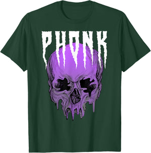 Phonk Skull T-Shirt - T-Shirt | Forest