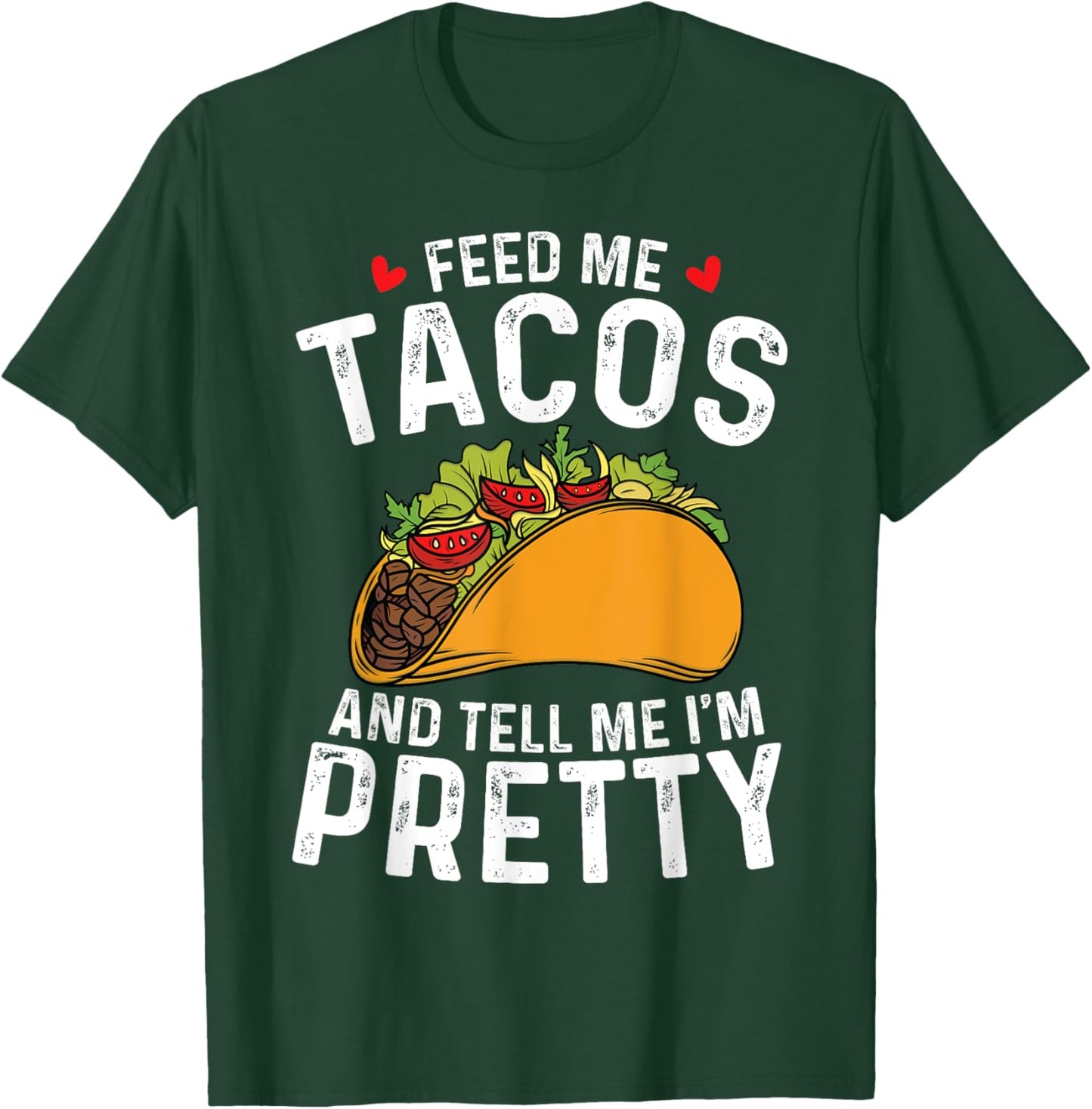 Taco Cinco de Mayo Funny Boys Girls Men Women Mexican Food T-Shirt - T-Shirt | Forest