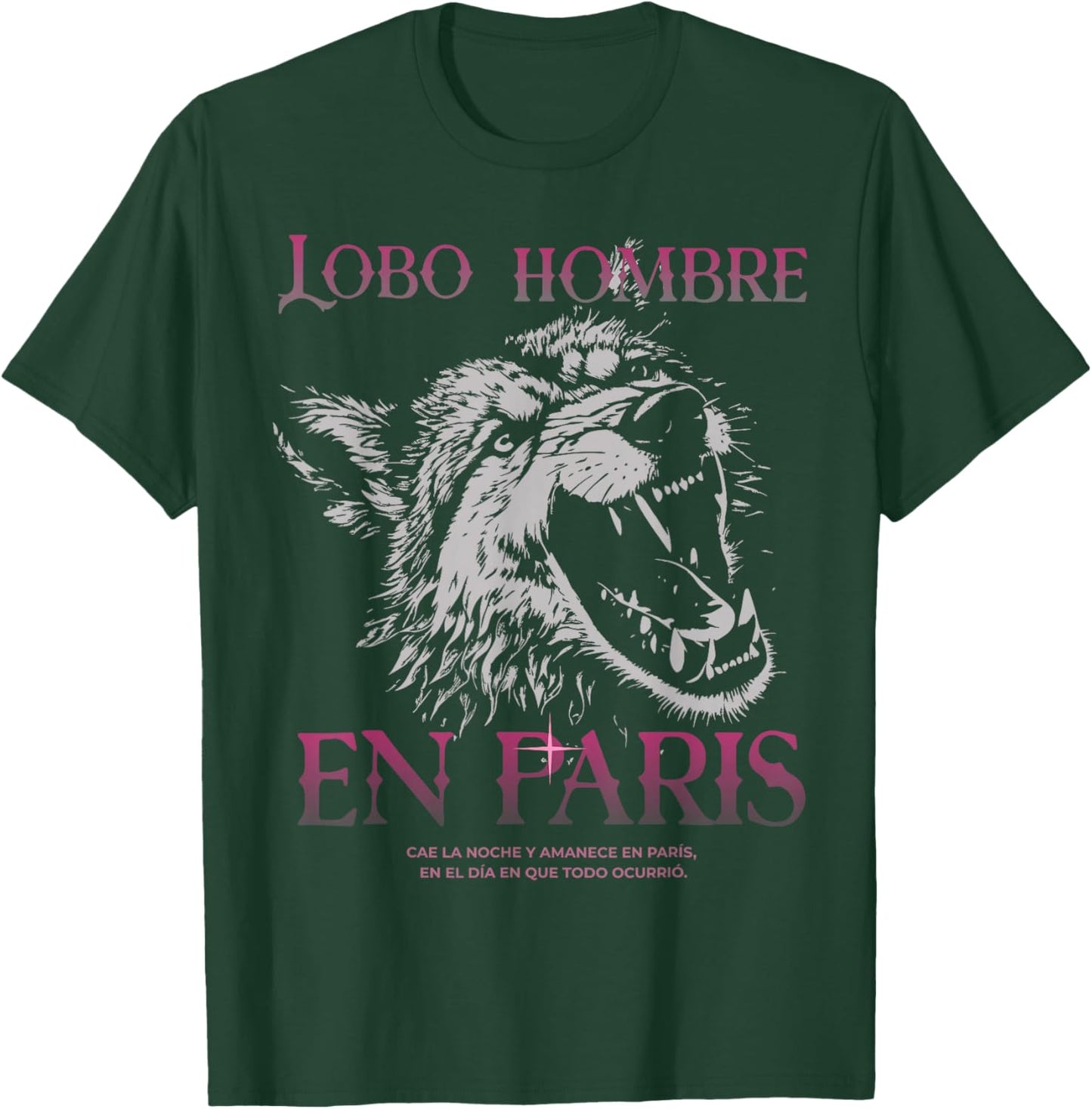 Lobo hombre en paris rock union espanol cool T-Shirt - T-Shirt | Forest