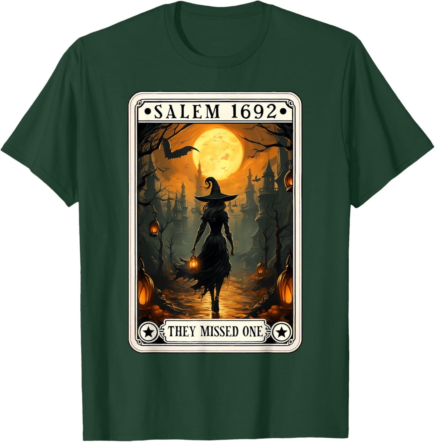 Salem 1692 They Missed One Halloween Witch Trials Women T-Shirt - T-Shirt | Forest
