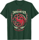 House of the Dragon House Of Targaryen Fire And Blood Badge T-Shirt - T-Shirt | Forest