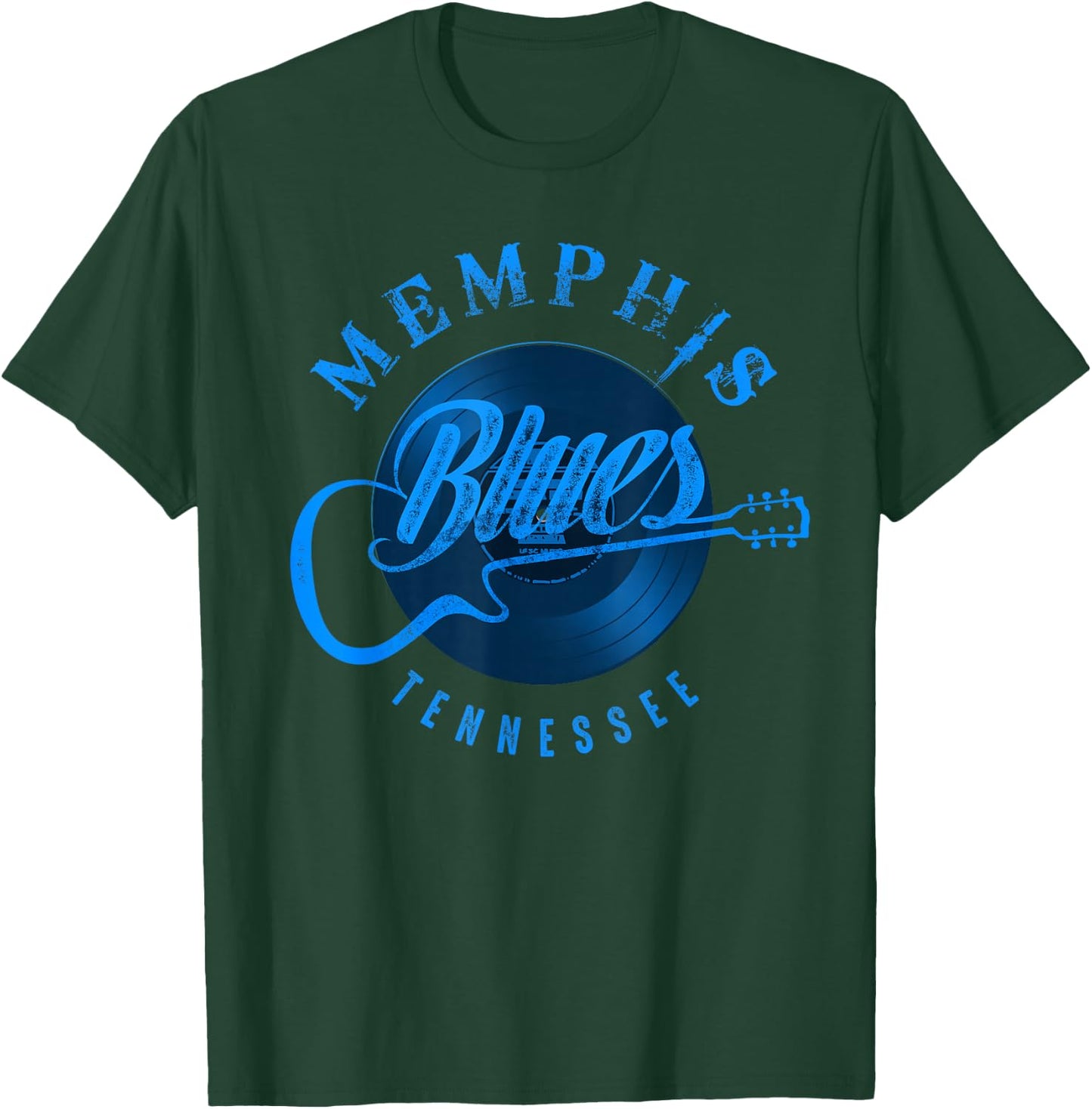 American City Memphis Tennessee Music Vintage T-Shirt - T-Shirt | Forest