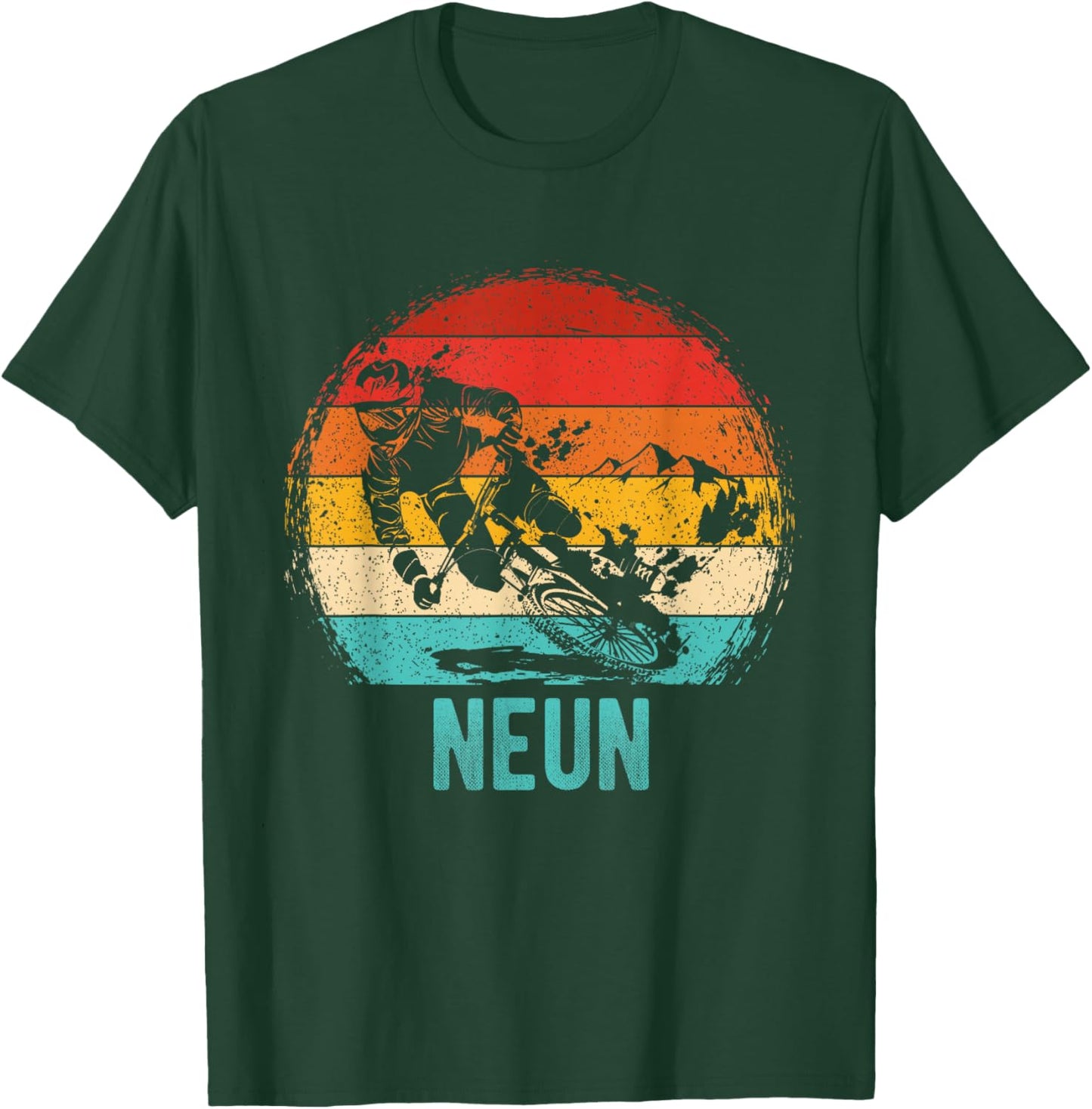 9. Geburtstag Mountainbike T-Shirt - T-Shirt | Forest