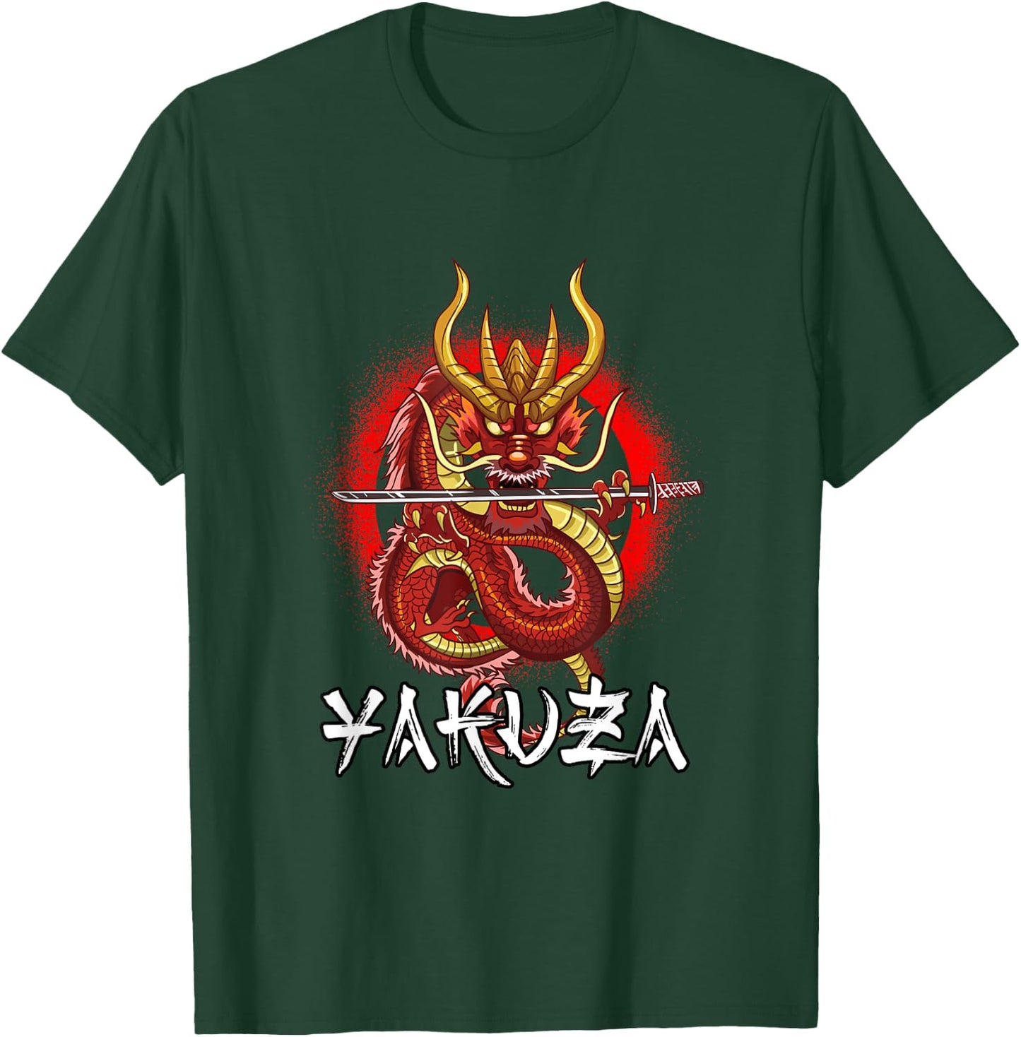 Yakuza Dragon Japanese Mafia Crime Syndicate Group Gang Gift T-Shirt - T-Shirt | Forest