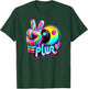 PLUR EDC EDM Rave Dance Music Kandi Vibes Techno Electronic T-Shirt - T-Shirt | Forest