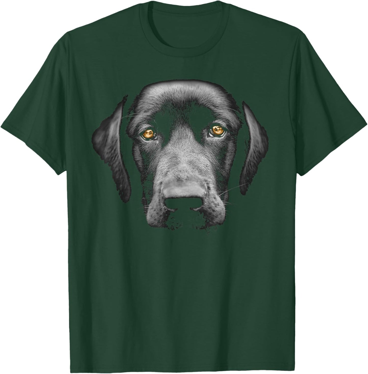 Black Labrador Retriever T-Shirt - T-Shirt | Forest