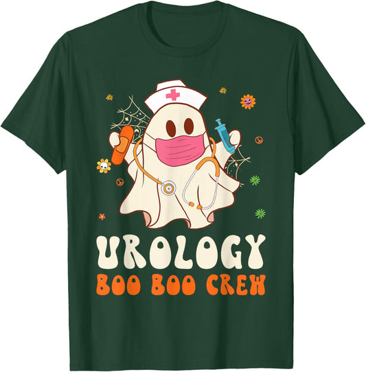 Urology Boo Boo Crew Nurse Funny Halloween Easy Costume T-Shirt - T-Shirt | Forest