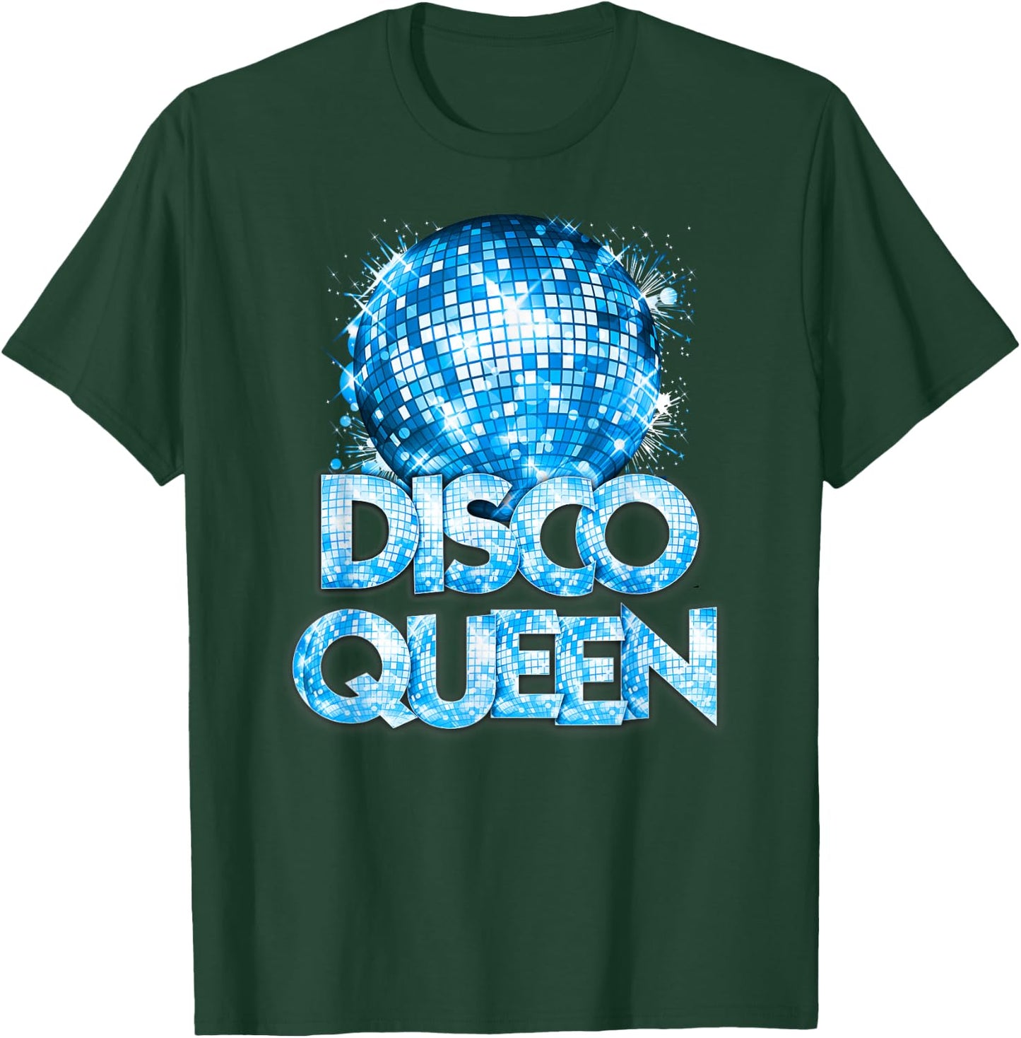 Disco Queen - 70's Disco Themed Vintage Seventies Costume T-Shirt - T-Shirt | Forest