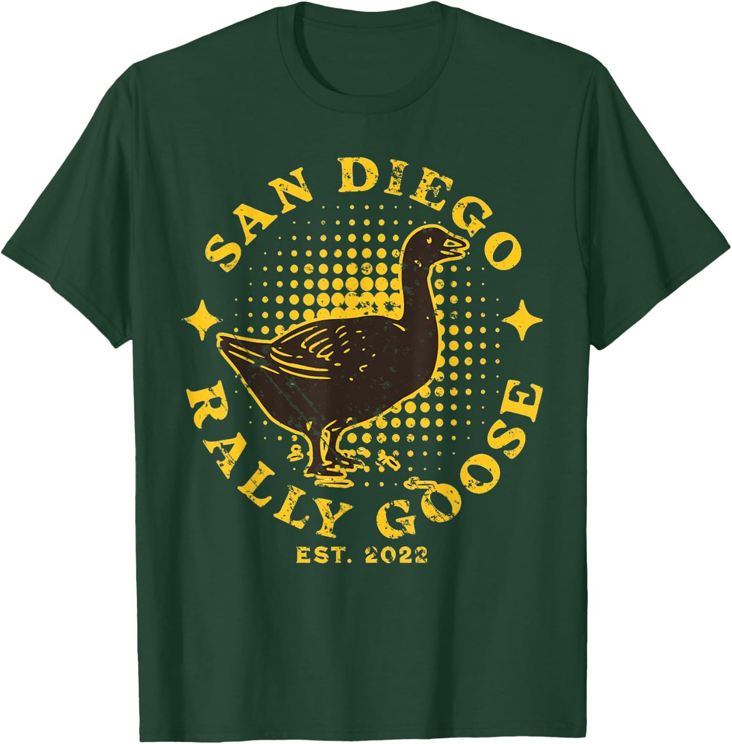 San Diego California Rally Goose Est. 2022 Funny Souvenir T-Shirt - T-Shirt | Forest