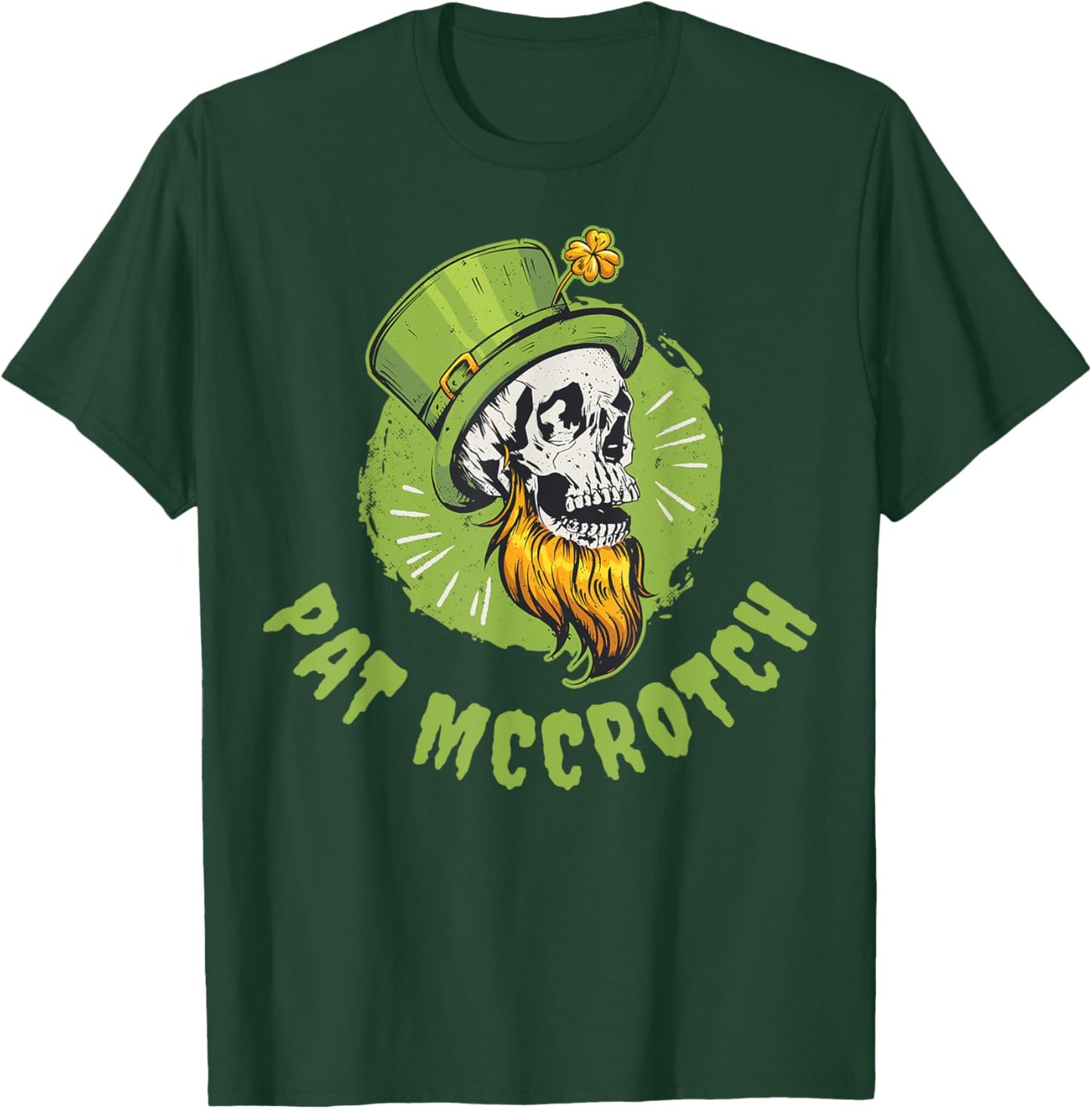 Pat McCrotch Black - Men's -Adults Classic Fit Short Sleeve T-Shirt - T-Shirt | Forest