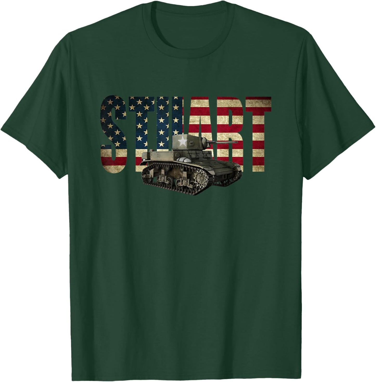 M3 Stuart Tank T-Shirt - T-Shirt | Forest