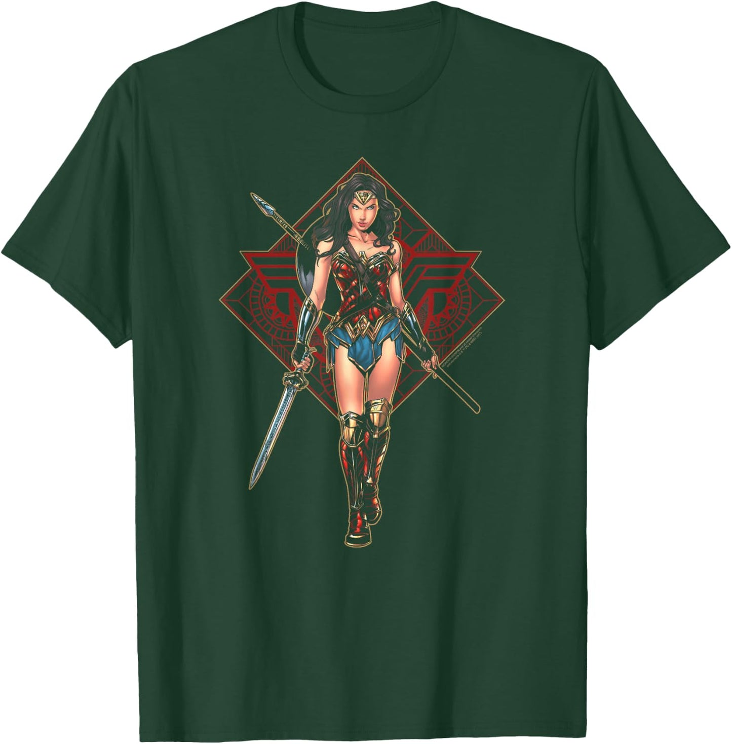 Wonder Woman Movie Warrior T-Shirt - T-Shirt | Forest