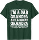 Dad Grandpa Great Grandpa Grandfather Fathers Day Men T-Shirt - T-Shirt | Forest