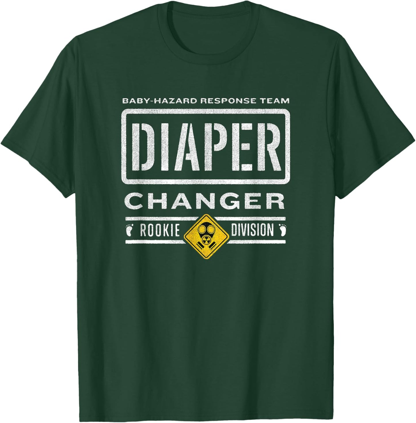 Funny Diaper Changer Duty - expecting baby New Dad Mom T-Shirt - T-Shirt | Forest