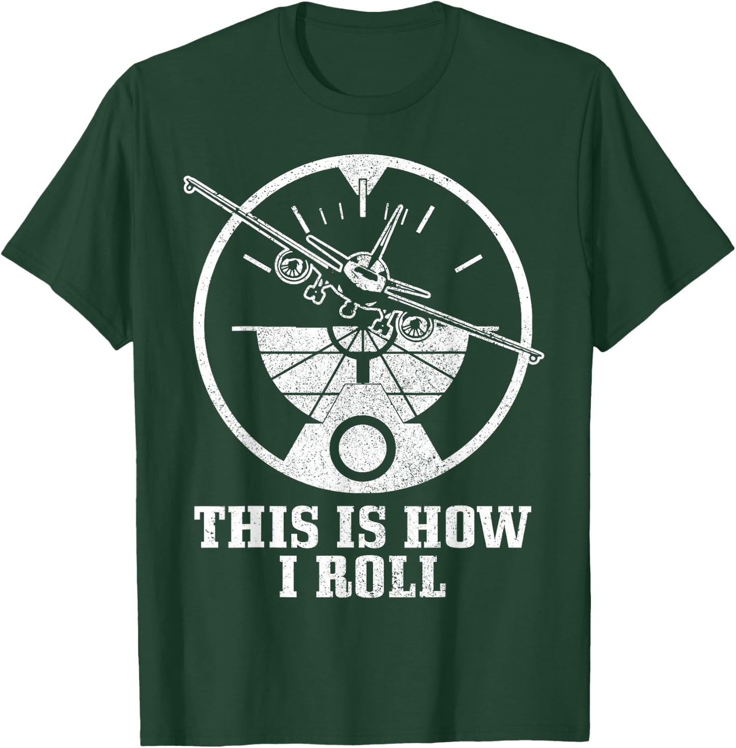 Pilot Airplane Plane Aviation Funny T-Shirt - T-Shirt | Forest