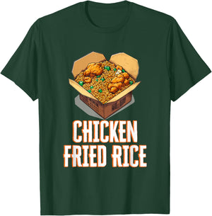Chicken Fried Rice Fast Food Fanatic Bite T-Shirt - T-Shirt | Forest