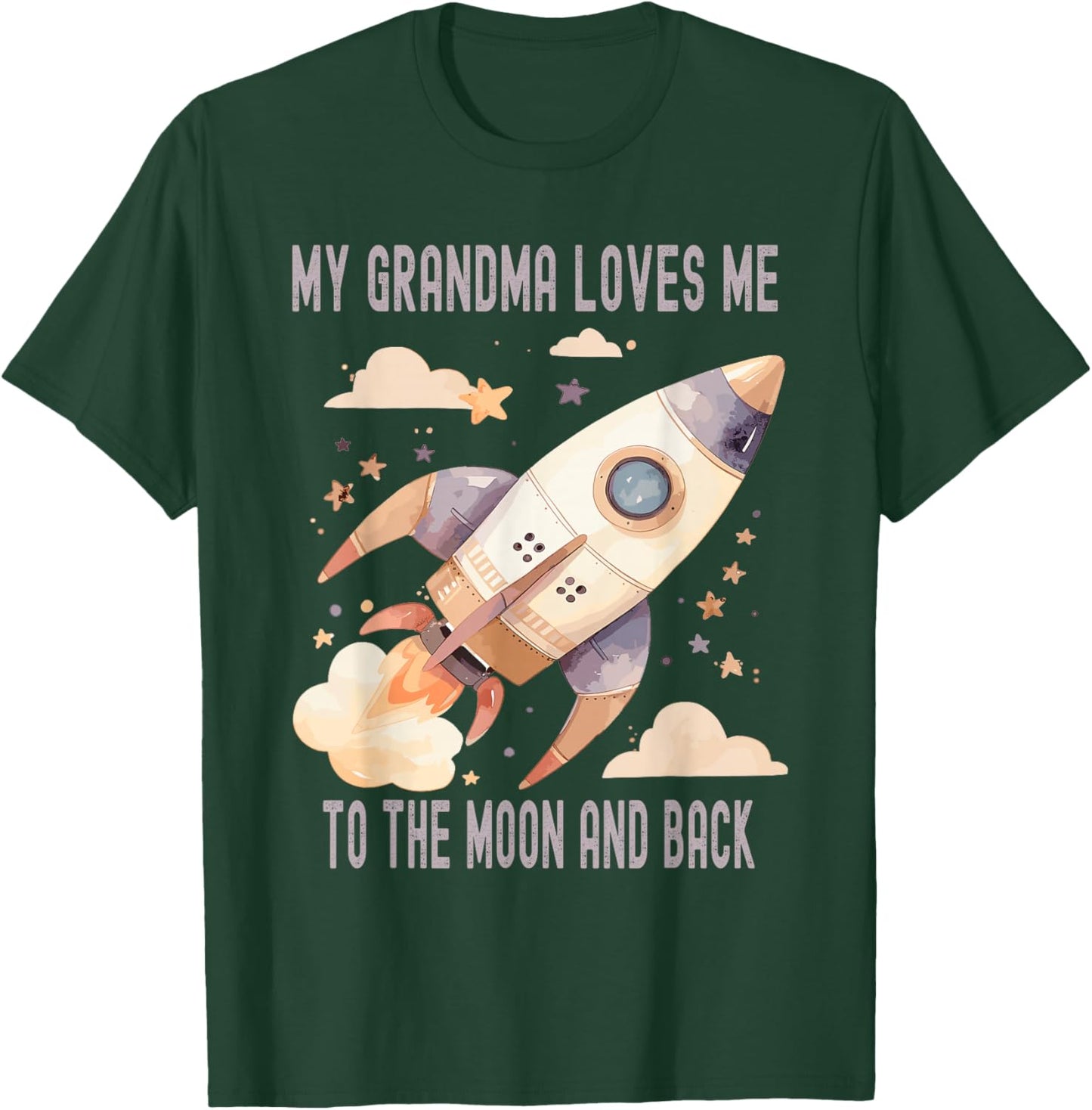 My Grandma Loves Me To The Moon And Back T-Shirt - T-Shirt | Forest