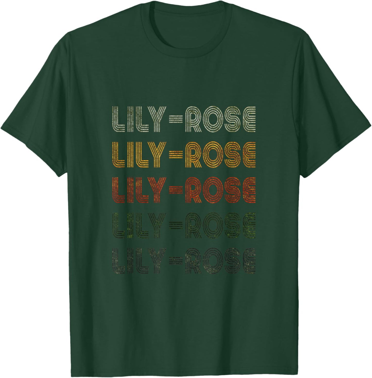 Love Heart Lily-Rose Grunge Vintage Black Lily-Rose T-Shirt - T-Shirt | Forest