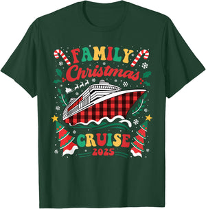 Family Christmas Cruise 2025 Family Matching Merry Christmas T-Shirt - T-Shirt | Forest