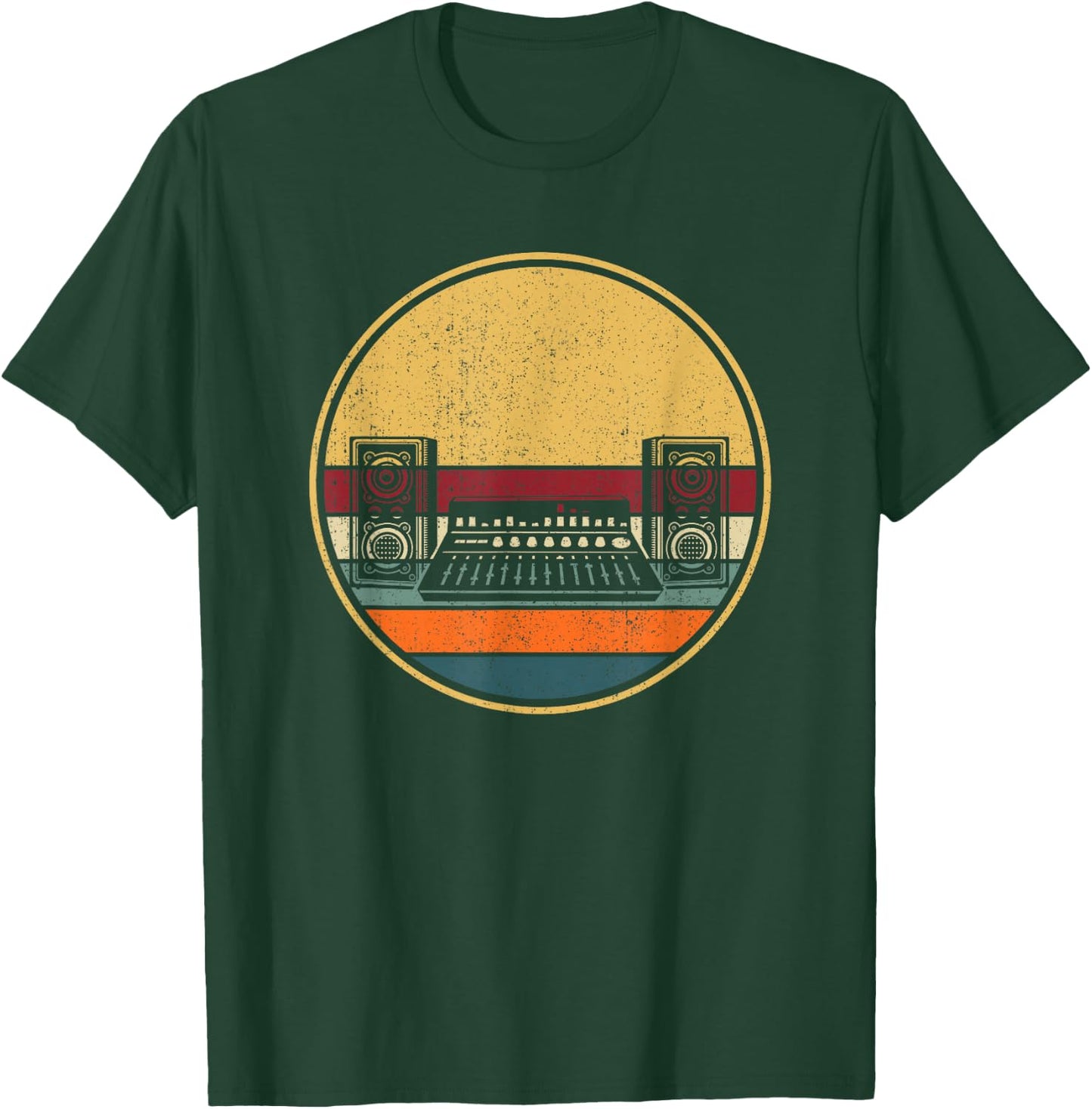 Retro Sound Engineer FOH - Vintage Sound Audio Engineer T-Shirt - T-Shirt | Forest