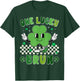 One Lucky Bruh Funny St Patrick's Day Shamrock Leprechaun T-Shirt - T-Shirt | Forest