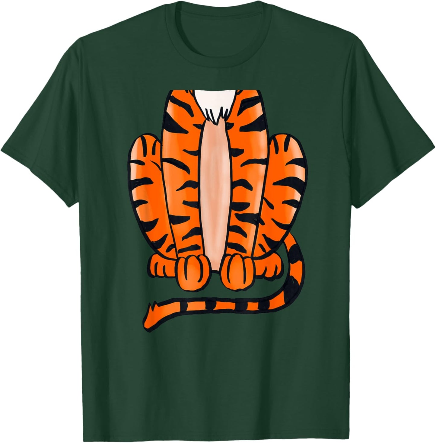 Tiger Halloween Costume - Cute Pretend Tiger Outfit T-Shirt - T-Shirt | Forest