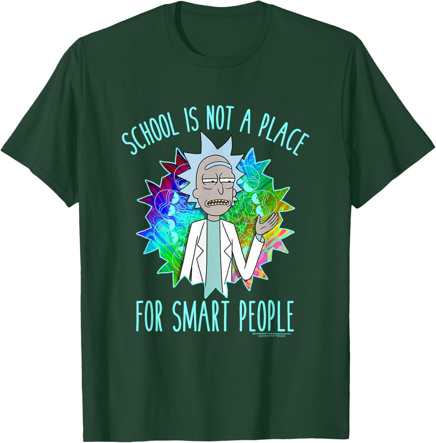 Rick and Morty School T-Shirt - T-Shirt | Forest