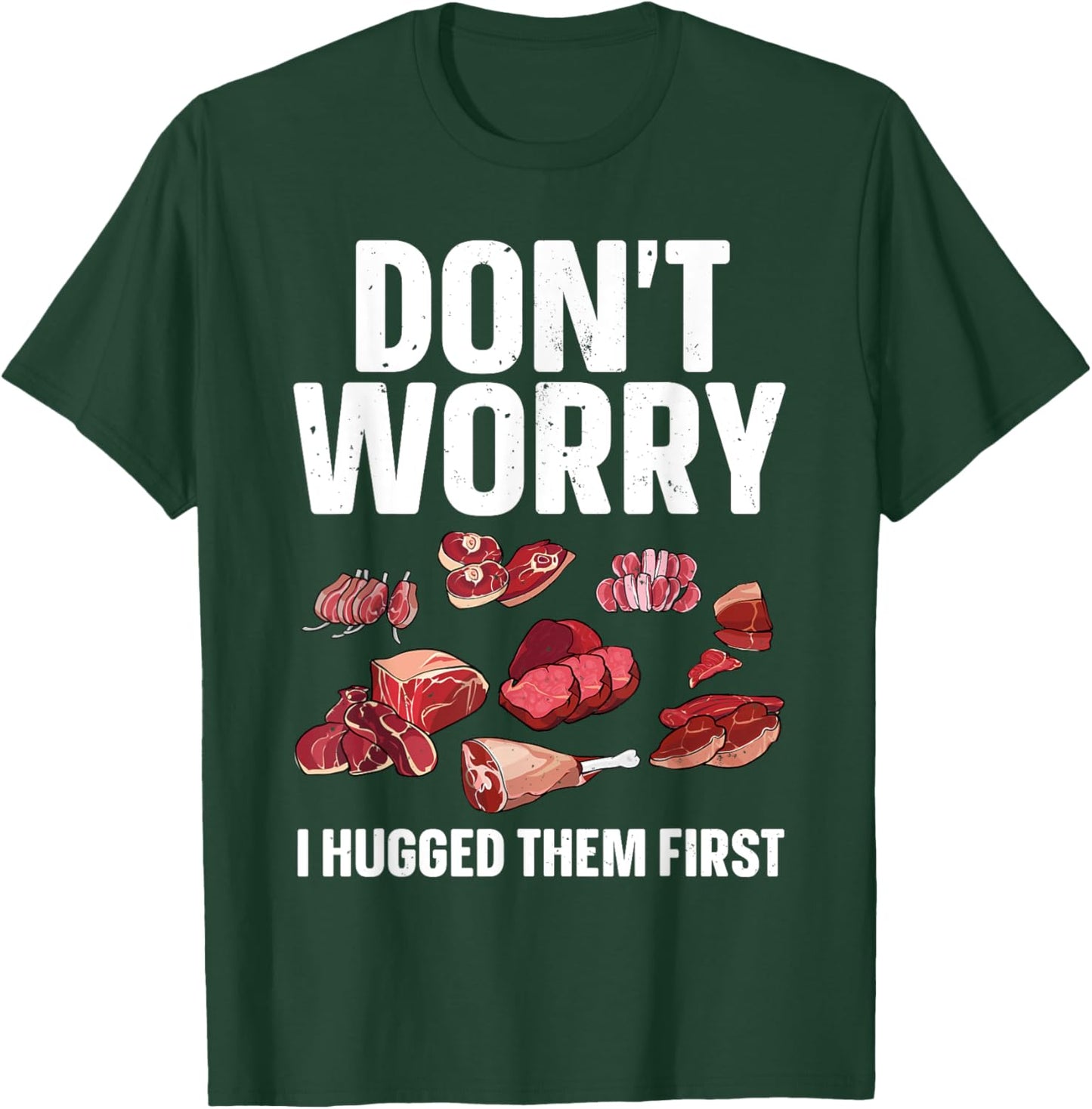 Funny Butcher Design Women Butchery Meat Butcher T-Shirt - T-Shirt | Forest