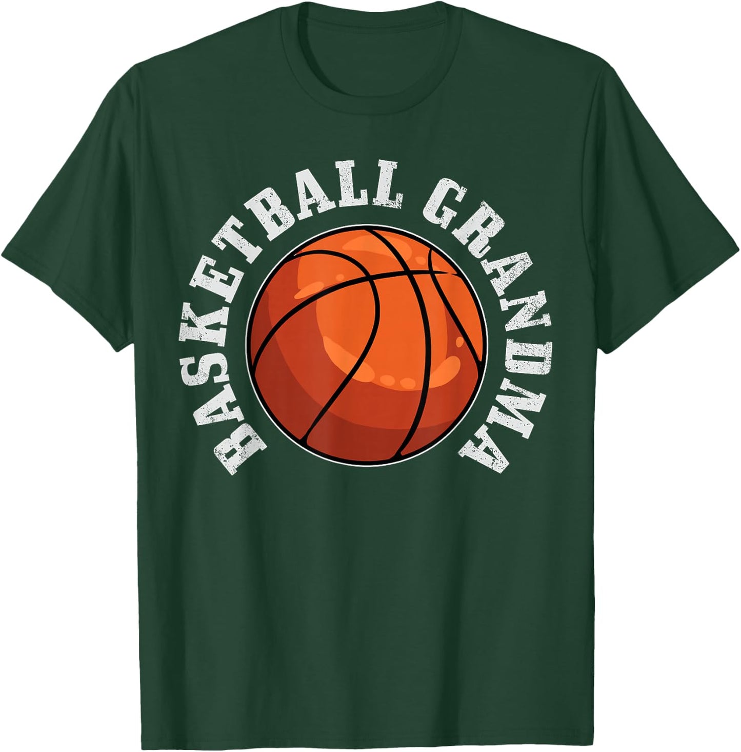 Basketball Grandma T-Shirt - T-Shirt | Forest