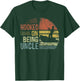 Hooked On Being Uncle Fishing Gifts Uncle Father's Day T-Shirt - T-Shirt | Forest