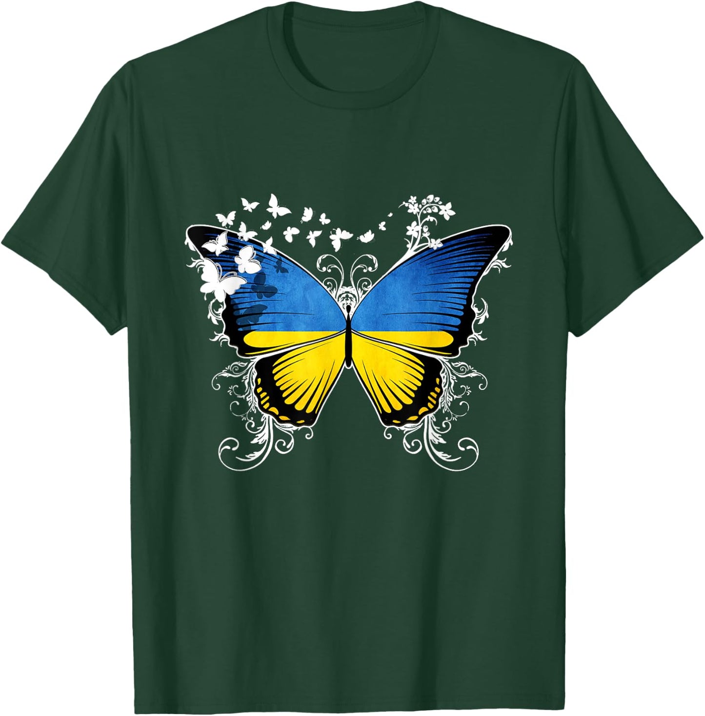 Ukraine Flag Ukrainian T-Shirt - T-Shirt | Forest