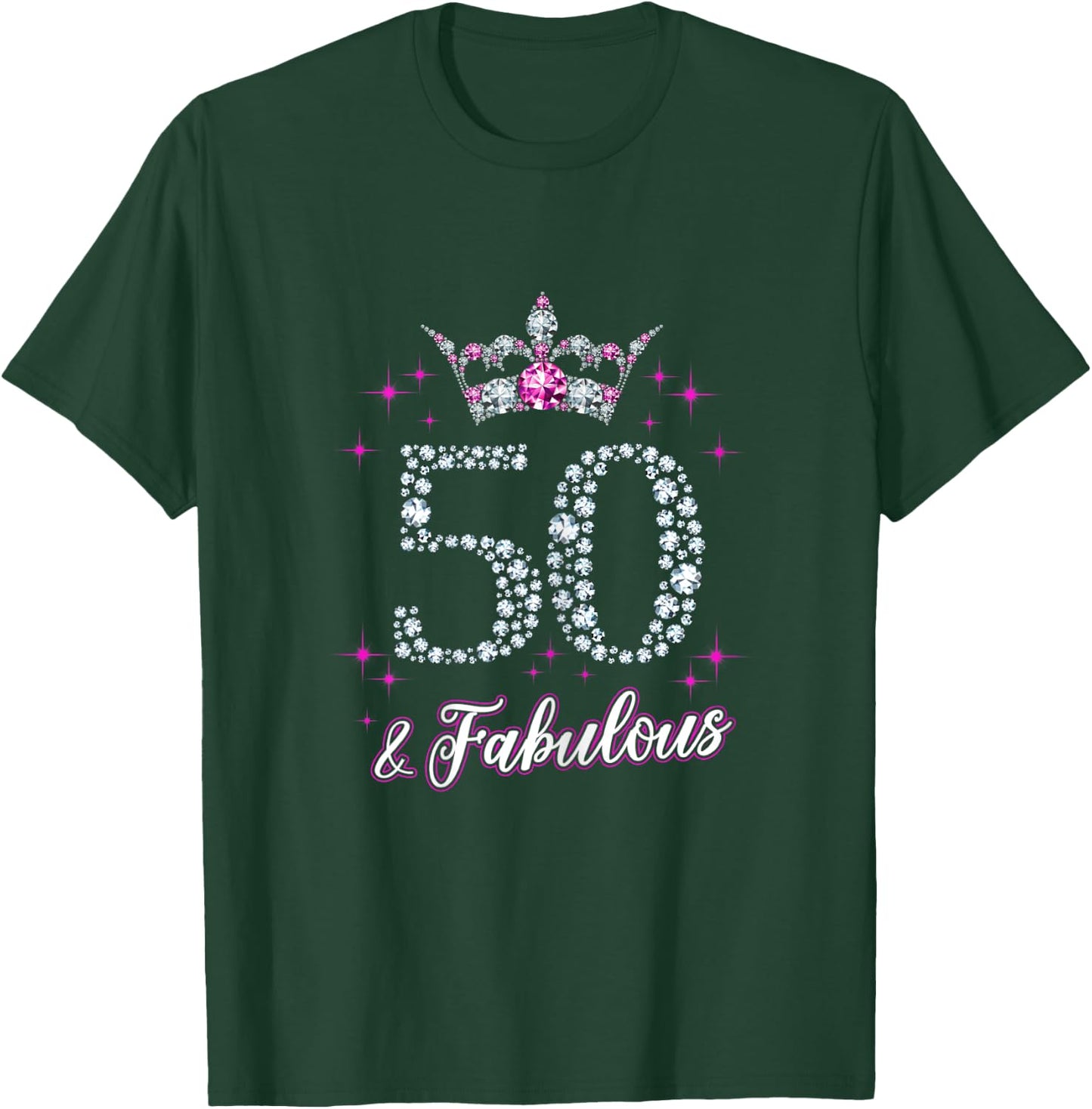 50 And Fabulous 1969 50Th Birthday Gift T-Shirt - T-Shirt | Forest