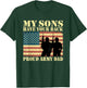 My Sons Have Your Back Proud Army Dad Military Father Gifts T-Shirt - T-Shirt | Forest