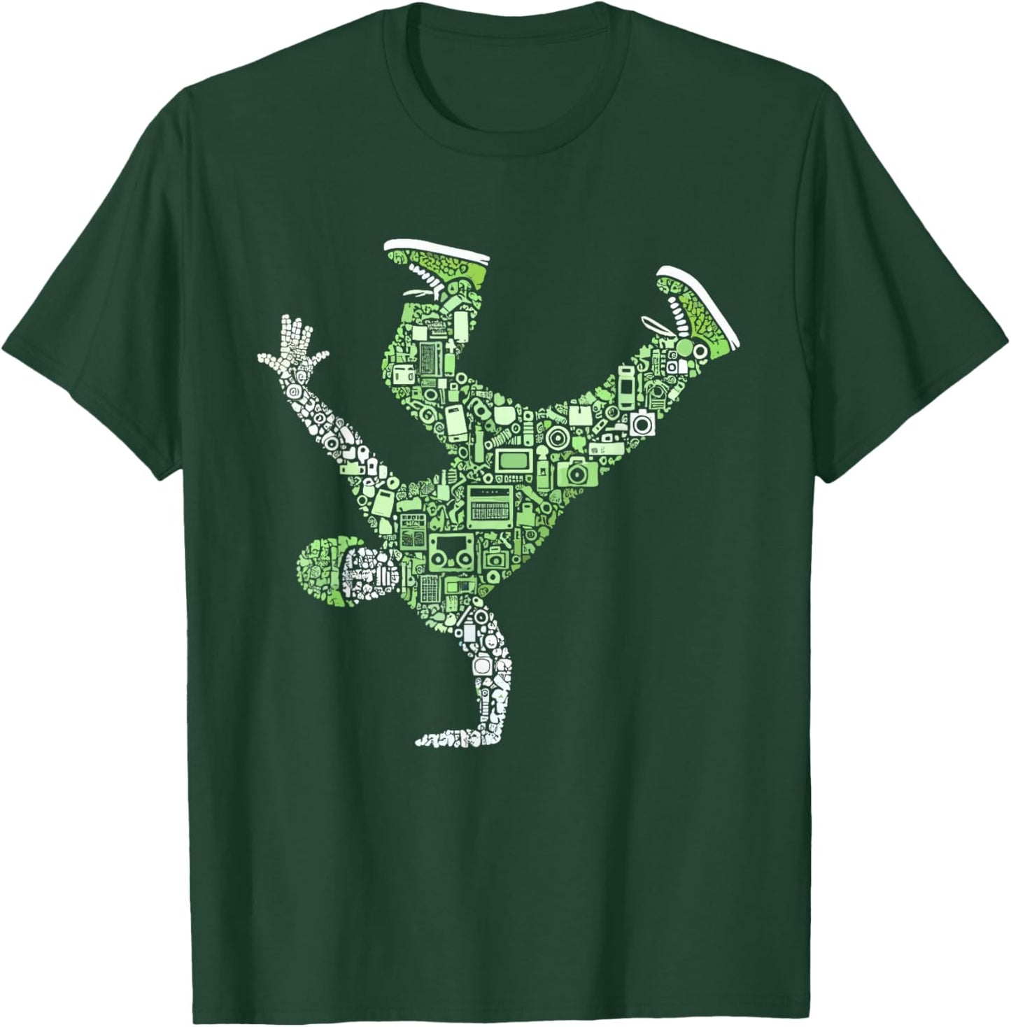 Breakdance Breakdancer, Kids, Boy, Girl, Teen | Breakdancing T-Shirt - T-Shirt | Forest