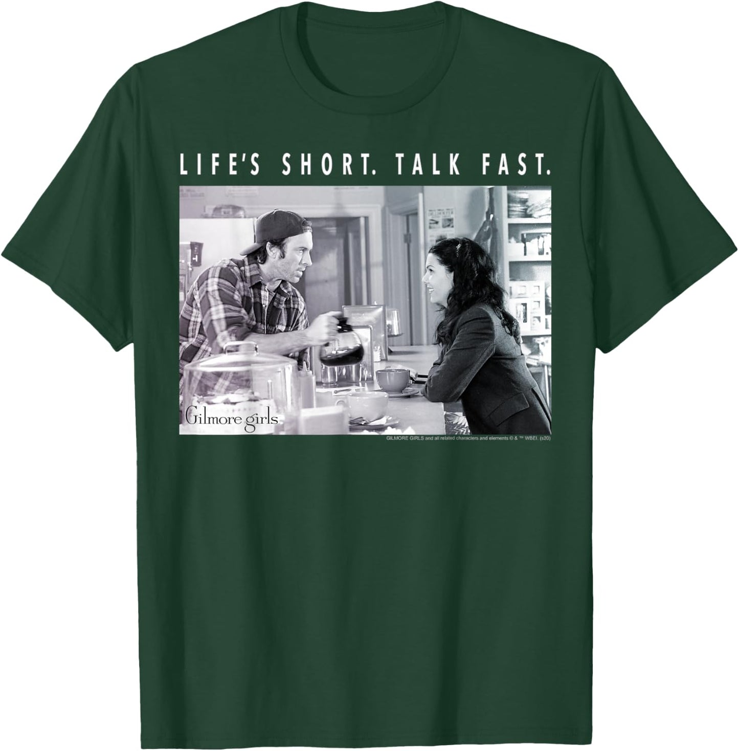 Gilmore Girls Luke And Lorelai Life's Short Talk Fast T-Shirt - T-Shirt | Forest